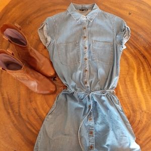 Paige chambray dress Sz small